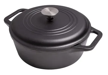 Gietijzeren braadpan 3,8 l - Zwart - Victoria