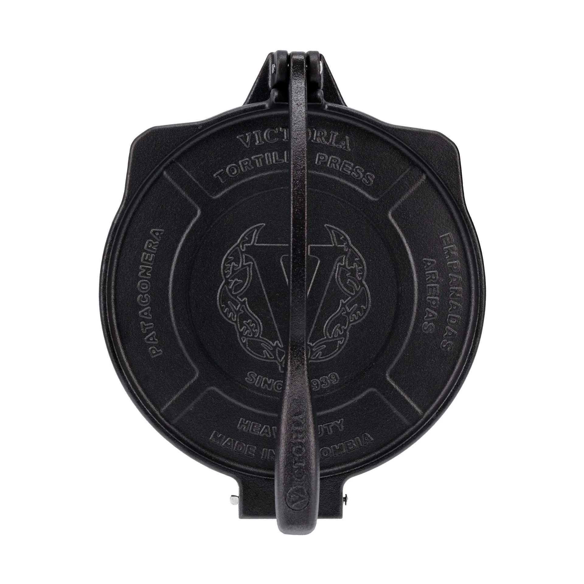 Heavy duty tortillapers Ø25 cm, Zwart, gietijzer Victoria