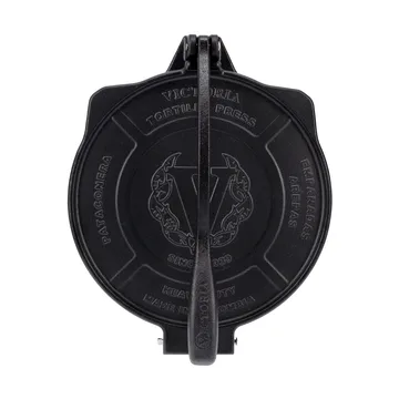 Heavy duty tortillapers Ø25 cm - Zwart, gietijzer - Victoria