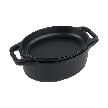 Victoria braadpan en broodpan gietijzer pre-seasoned - 2-delig - Victoria