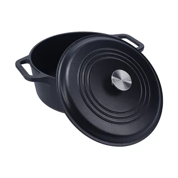 Victoria braadpan gietijzer voorbehandeld - 6,6 L - Victoria