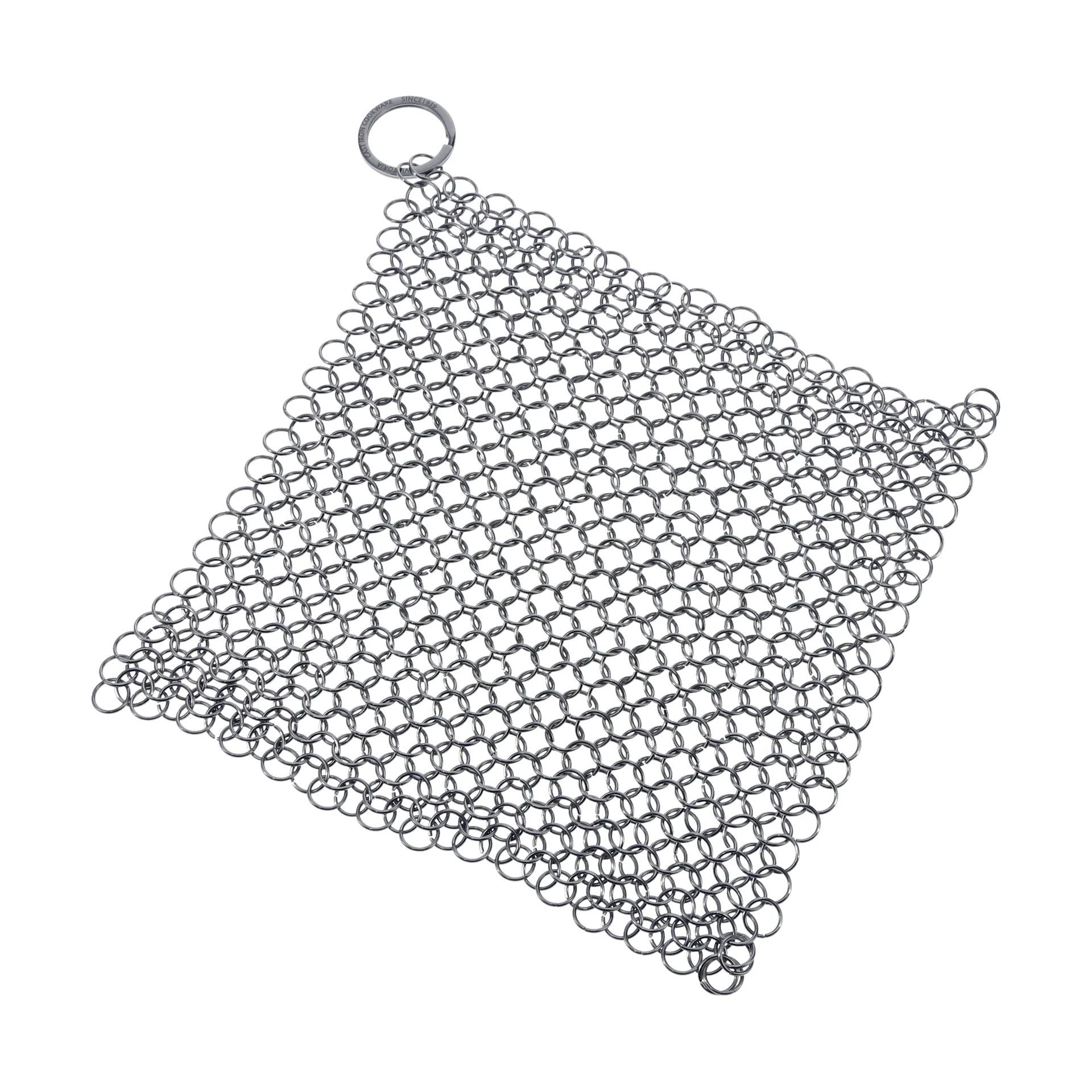 Victoria Chainmail scrub voor gietijzer, 20x16,5 cm Victoria