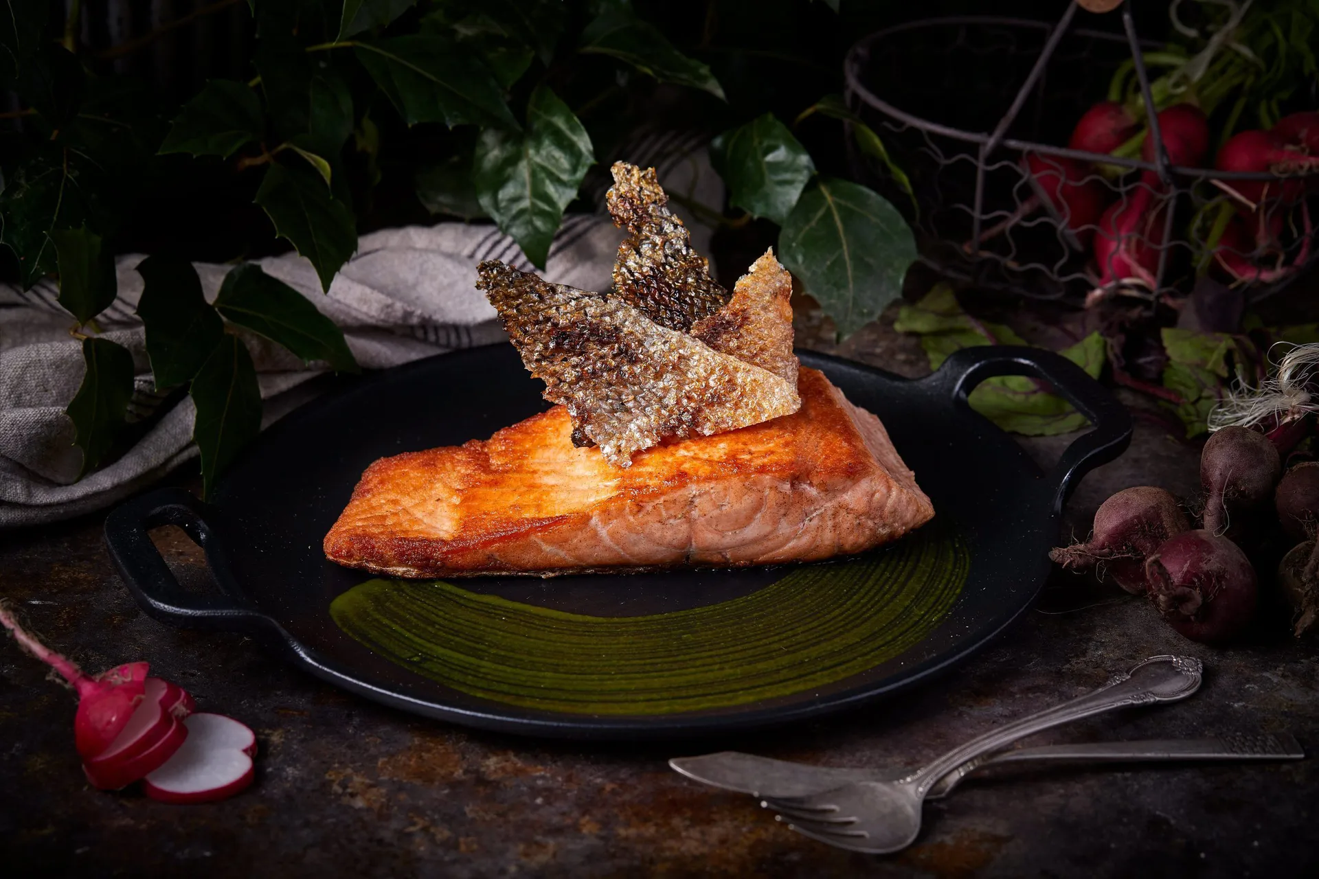 Victoria Comal koekenpan met twee handgrepen voorbehandeld, Ø25 cm Victoria