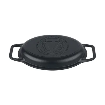 Victoria gietijzeren braadpan en broodpan geëmailleerd - 2-delig - Victoria