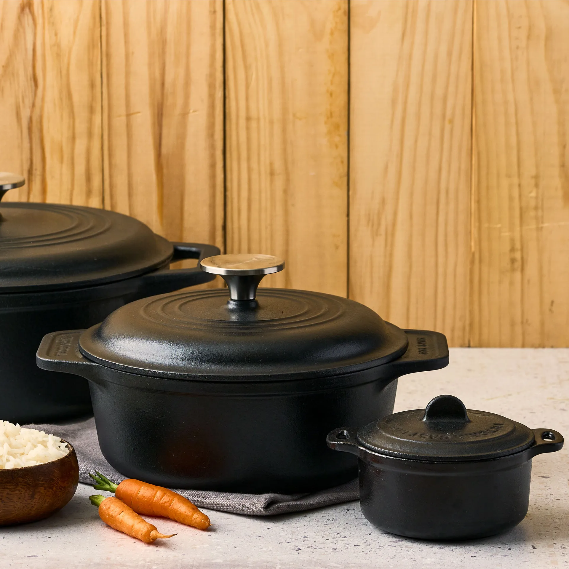 Victoria gietijzeren geëmailleerde braadpan, 1,9 l Victoria