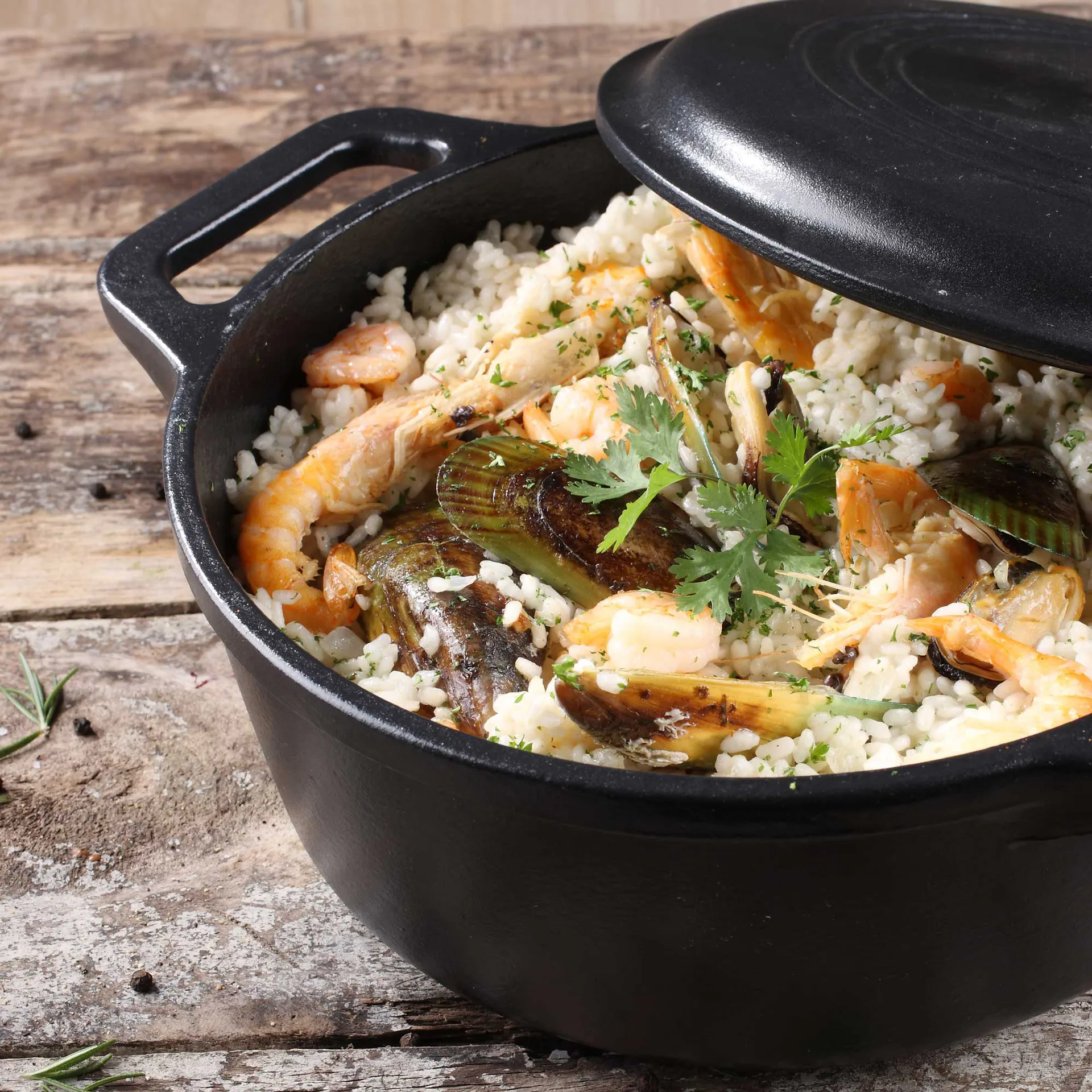 Victoria gietijzeren geëmailleerde braadpan, 3,8 l Victoria