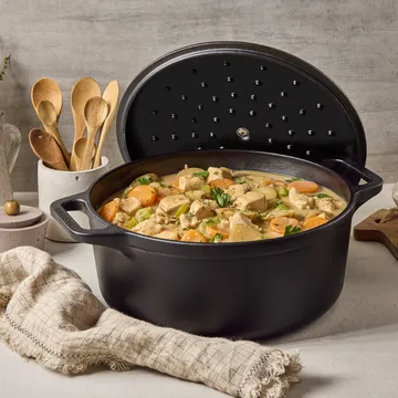 Victoria gietijzeren geëmailleerde braadpan - 5,7 l - Victoria