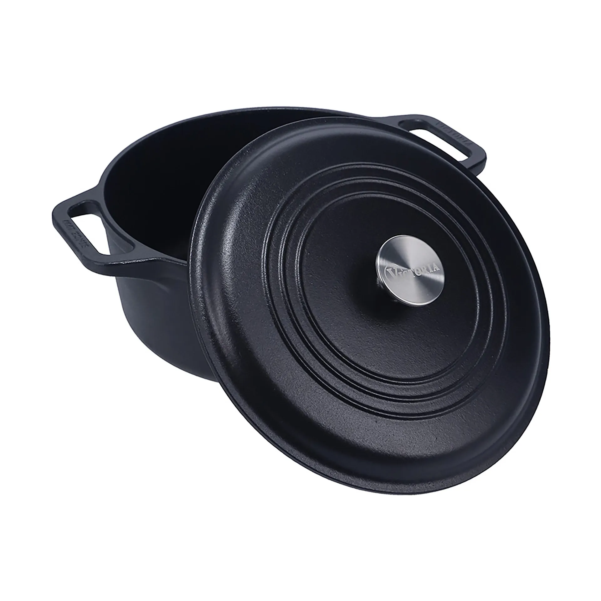 Victoria gietijzeren geëmailleerde braadpan, 6,6 l Victoria