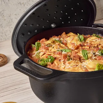 Victoria gietijzeren geëmailleerde braadpan - 6,6 l - Victoria