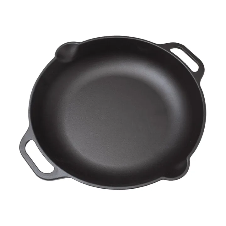 Victoria gietijzeren koekenpan met twee handgrepen, geëmailleerd - Ø33 cm - Victoria