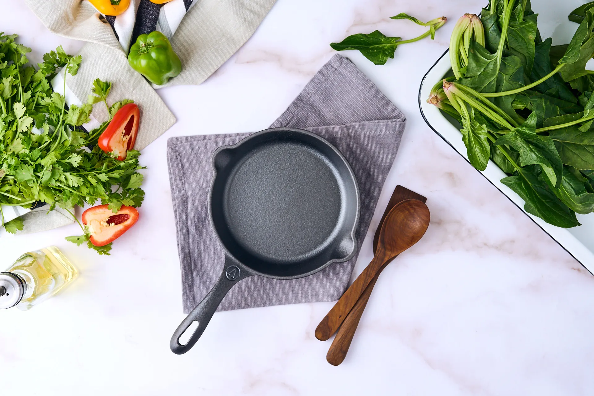 Victoria koekenpan gietijzer voorbehandeld, Ø16 cm Victoria