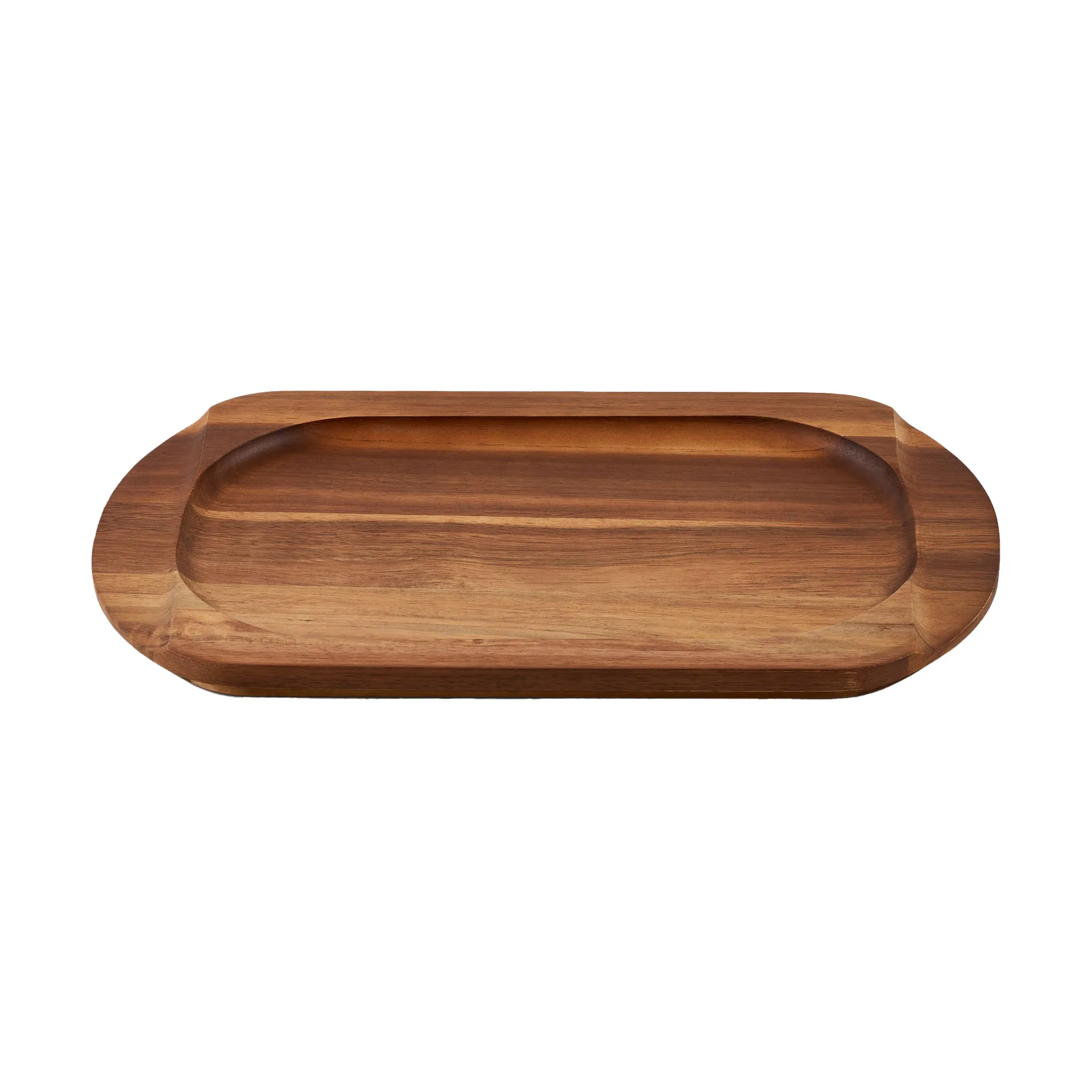 Victoria ovaal onderblad voor bakplaat acaciahout, 34,3x16,4 cm Victoria