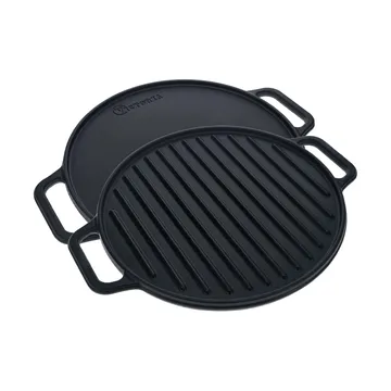 Victoria rond draaibaar grillplaat geëmailleerd - Ø32 cm - Victoria