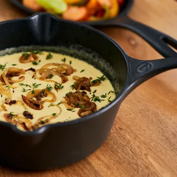 Victoria steelpan gietijzer voorbehandeld - 1,9 L - Victoria