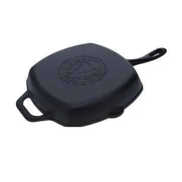 Victoria vierkante grillpan gietijzer enameled - 44,1x28,4 cm - Victoria