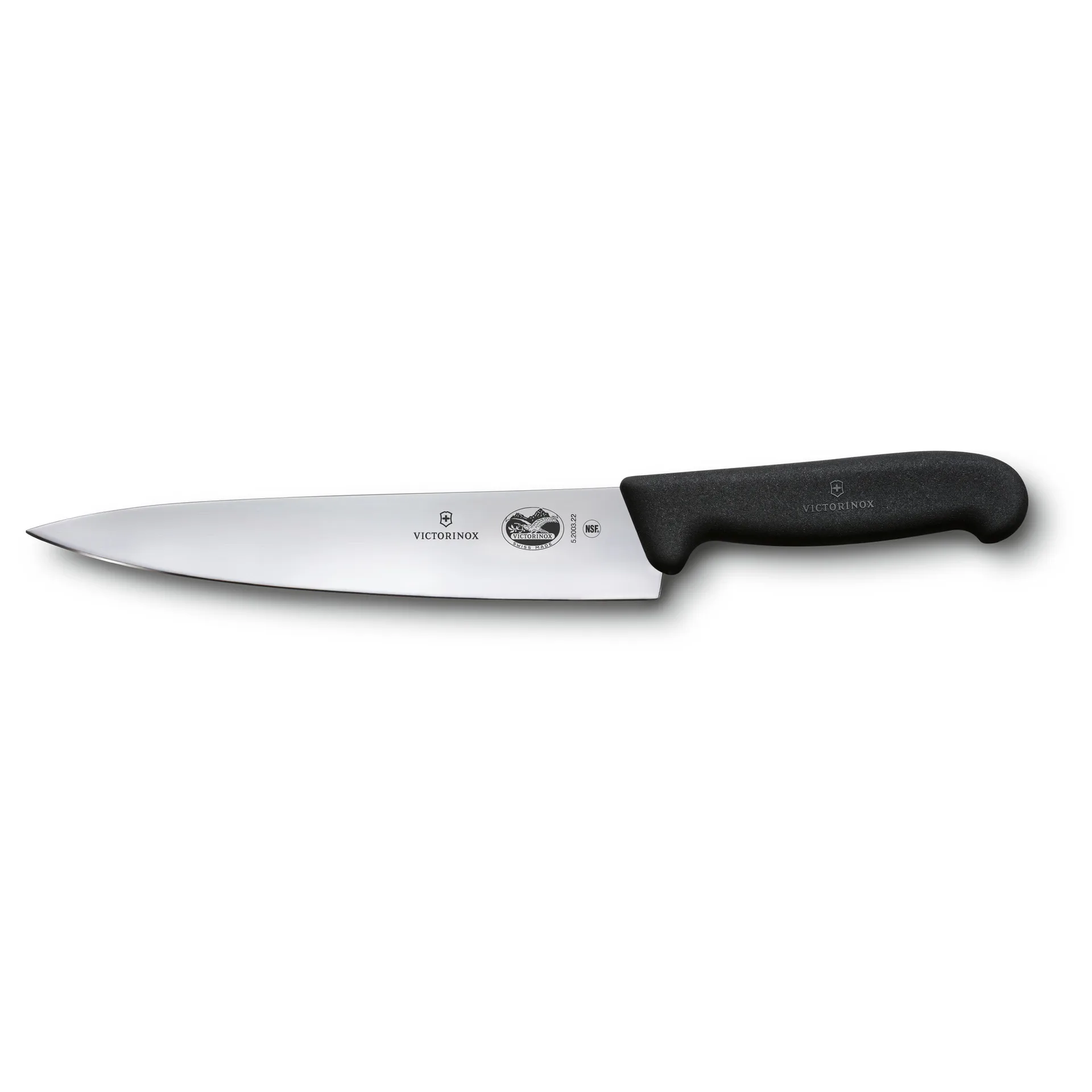 Fibrox koksmes 22 cm, Roestvrij staal Victorinox