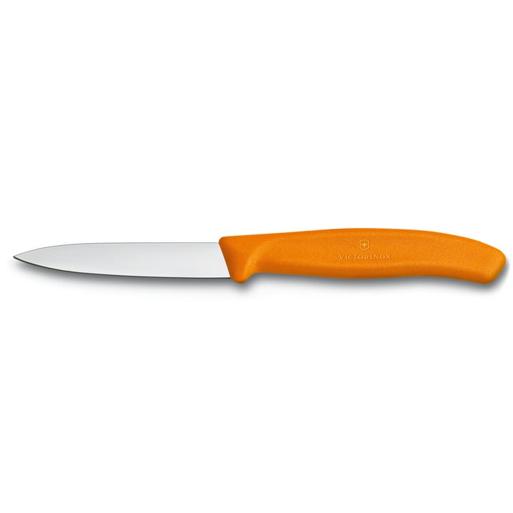 Swiss Classic groente-/schilmes 8 cm - Oranje - Victorinox