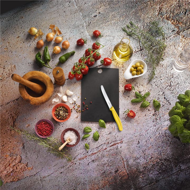 Swiss Classic worst-/tomatenmes 11 cm, Geel Victorinox