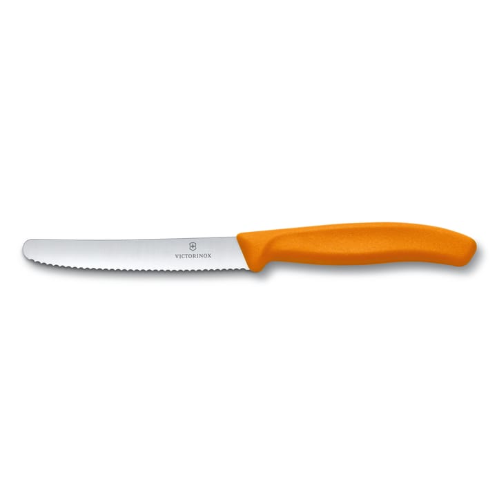 Swiss Classic worst-/tomatenmes 11 cm - Oranje - Victorinox