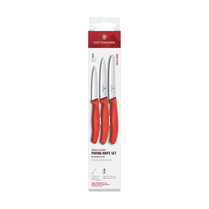 Victorinox Swiss Classic schilmesjes set 3-delig - Zwart - Victorinox