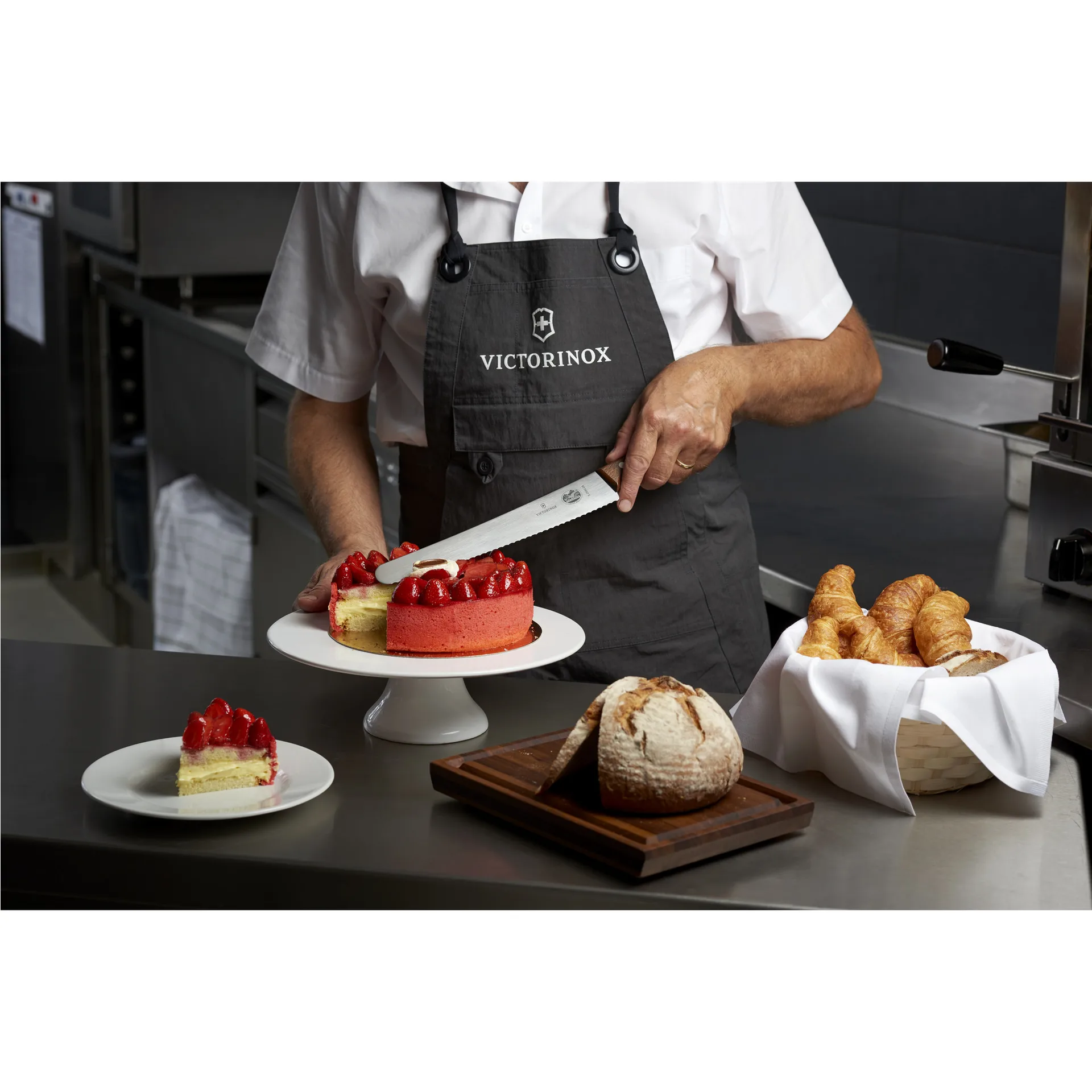 Wood broodmes 26 cm, Roestvrij staal-esdoorn Victorinox