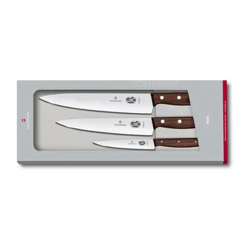 Wood Messenset 3-delig - Roestvrij staal-esdoorn - Victorinox