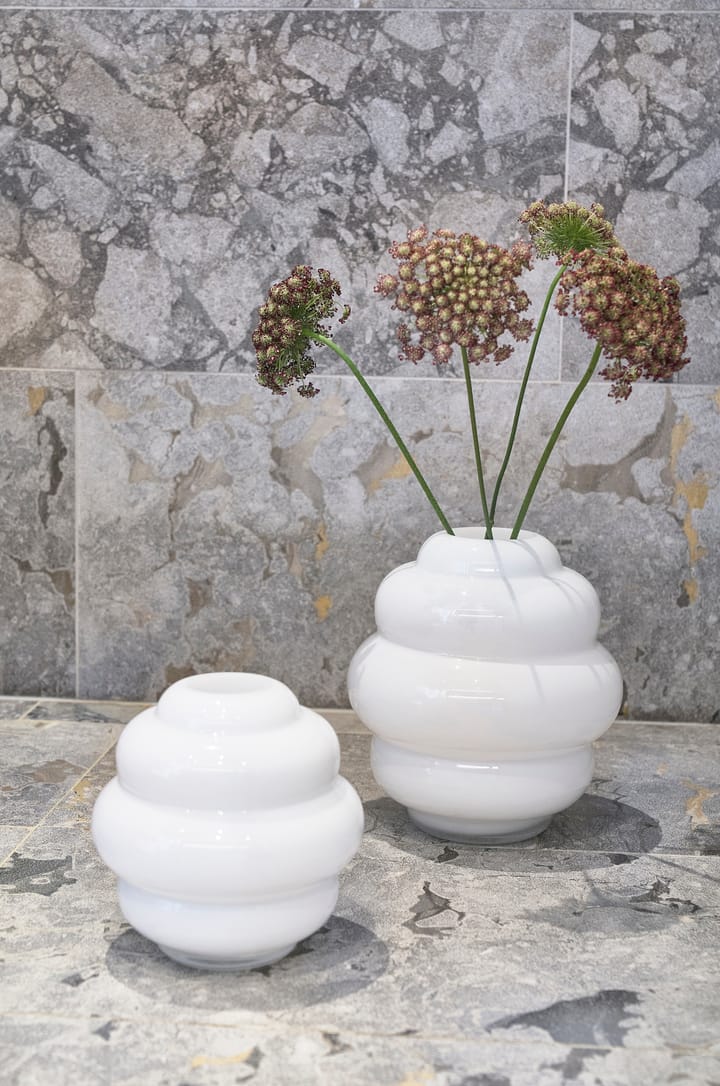 Bubble vaas Ø20 cm, Wit Villa Collection