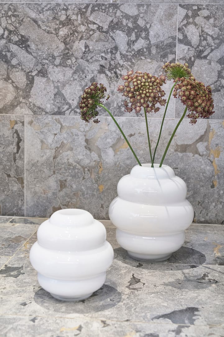 Bubble vaas Ø25 cm, Wit Villa Collection