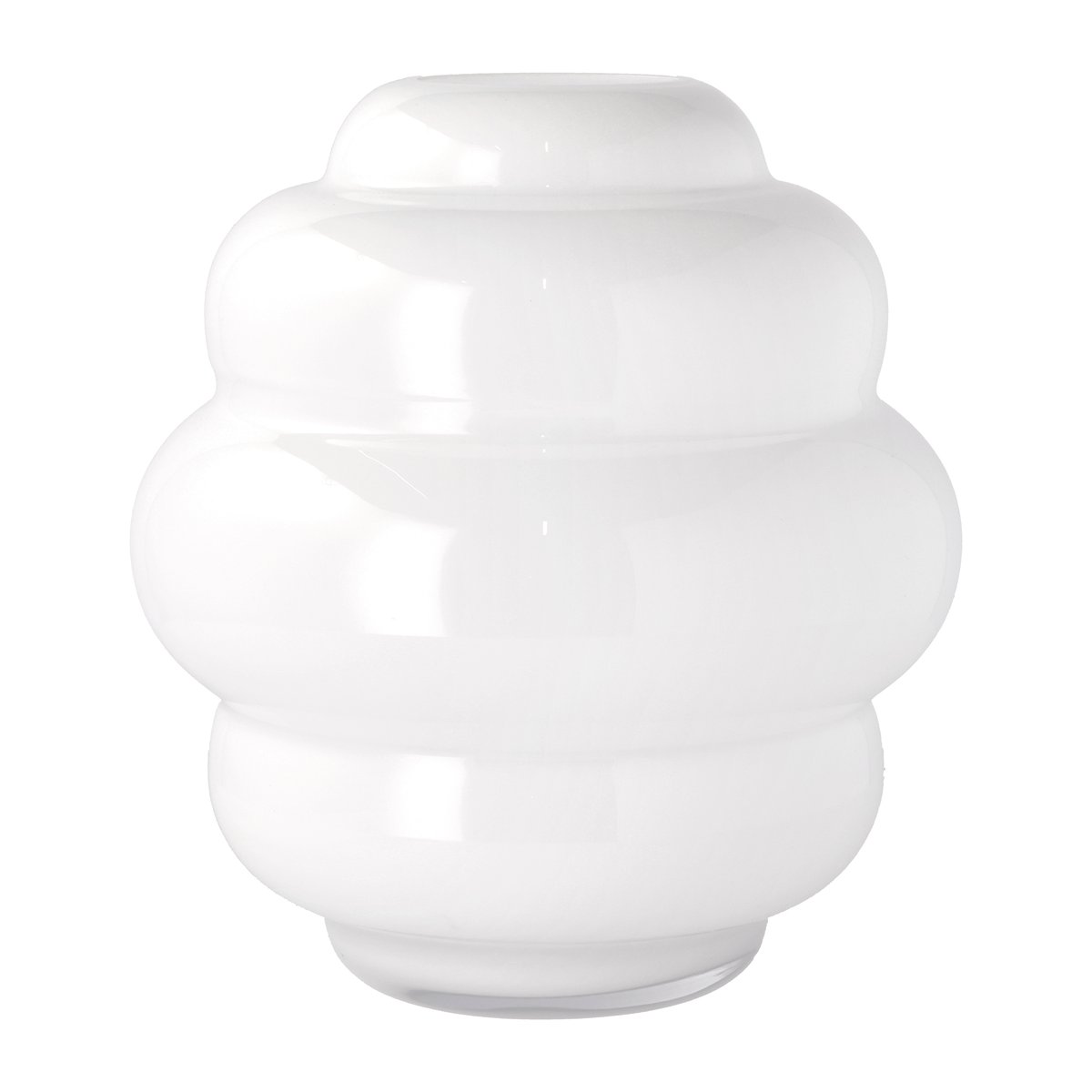 Villa Collection Bubble vaas o25 cm Wit | Scandinavisch Interieur | Vazen | Wit