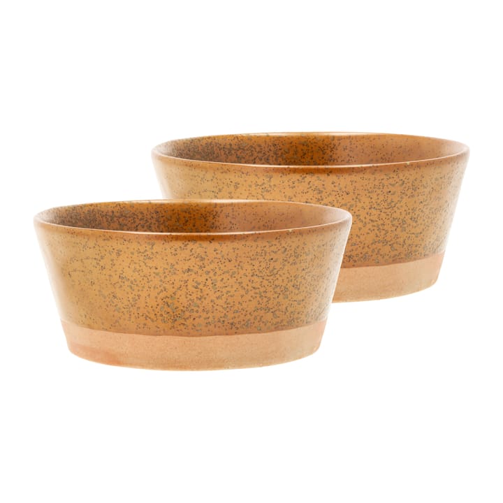 Evig schaal Ø15 cm 2-pack - Amber - Villa Collection