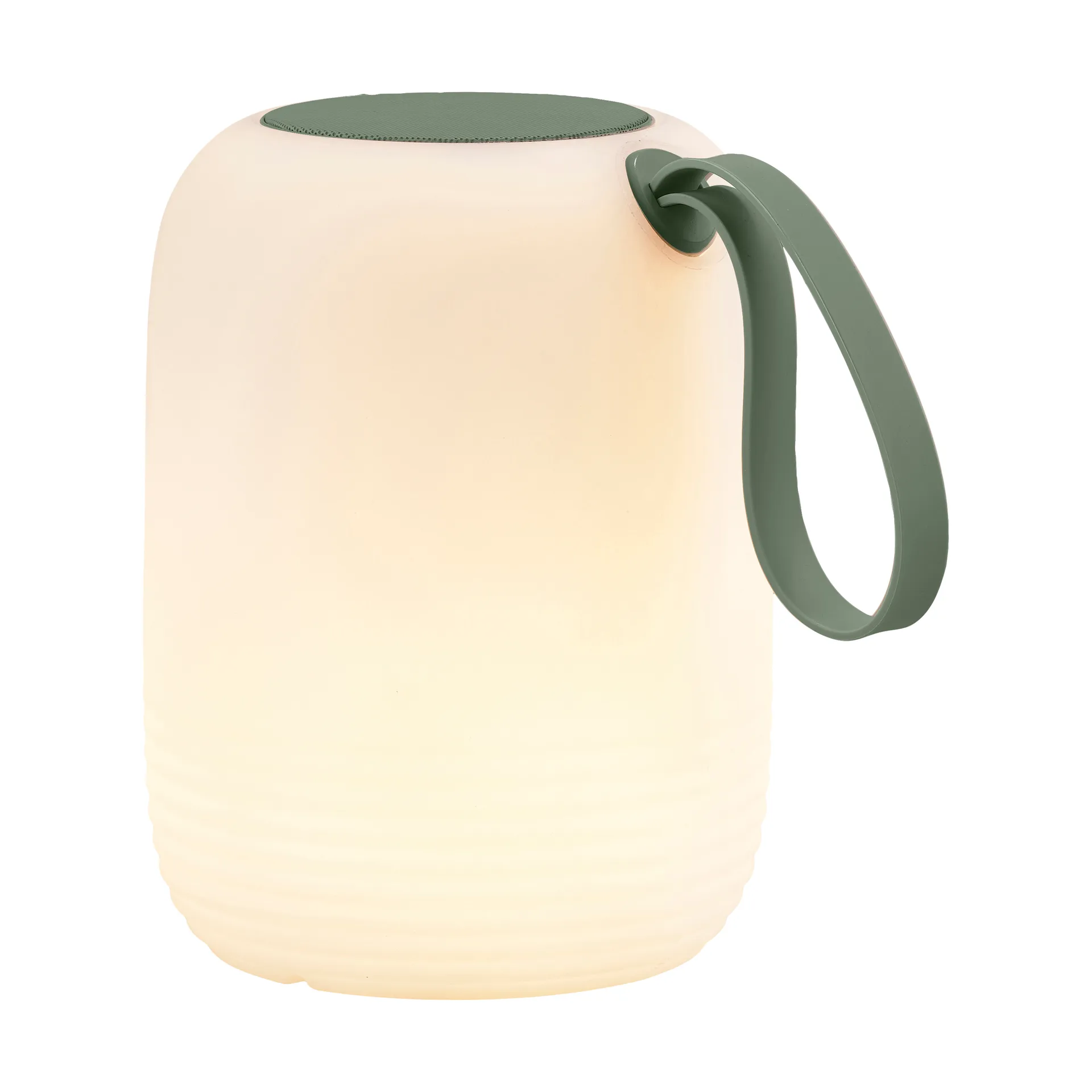 Hav LED-lamp met luidspreker draagbaar Ø12,5 cm, White-green Villa Collection