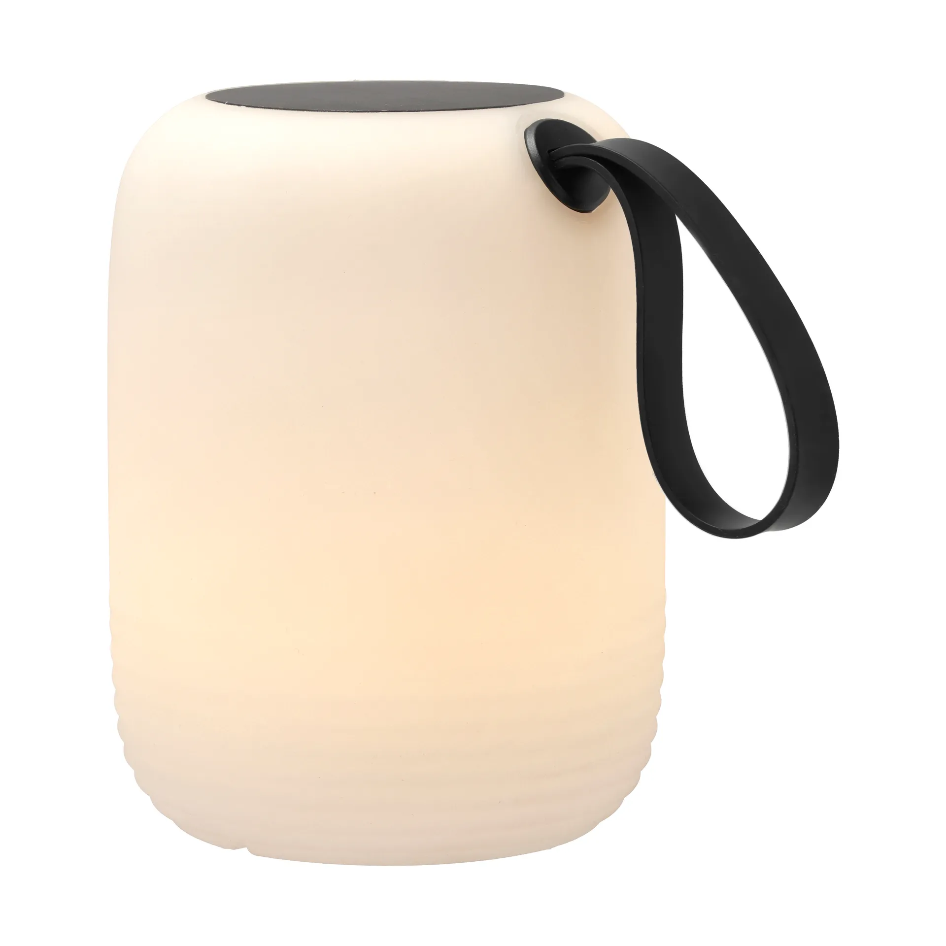 Hav lounge lamp met zonnecellen Ø17,5 cm, Wit-zwart Villa Collection