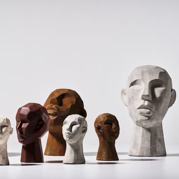 Head decoratie - Grijs, groot - Villa Collection