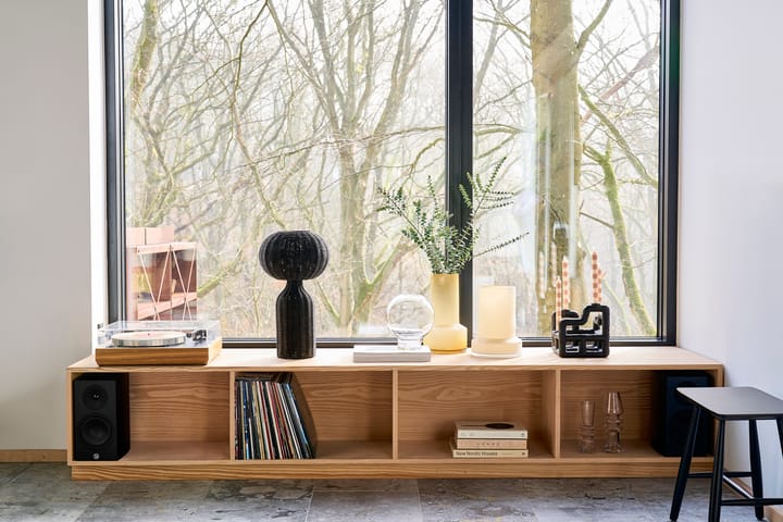 Hvils glazen vaas Ø19 cm, Honey Villa Collection