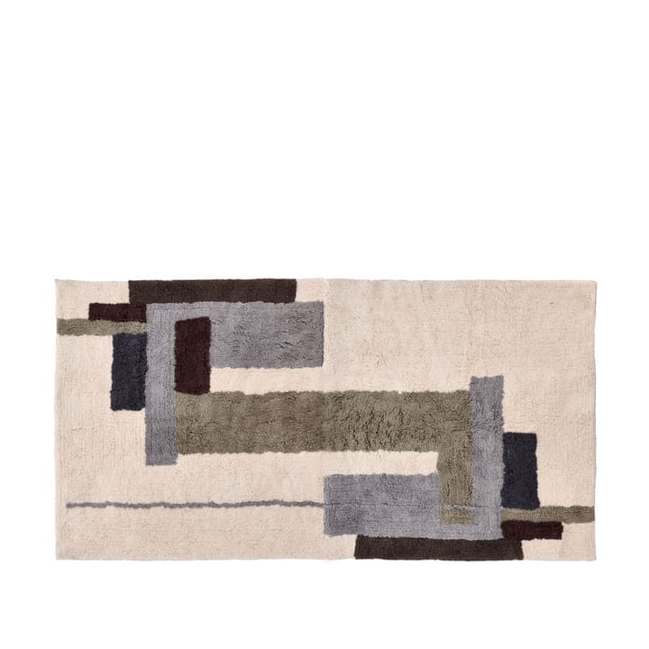 Laerk vloerkleed - Grijs/offwhite, 200x300 cm - Villa Collection