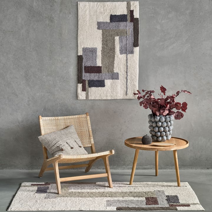 Laerk vloerkleed, Grijs/offwhite, 70x110 cm Villa Collection
