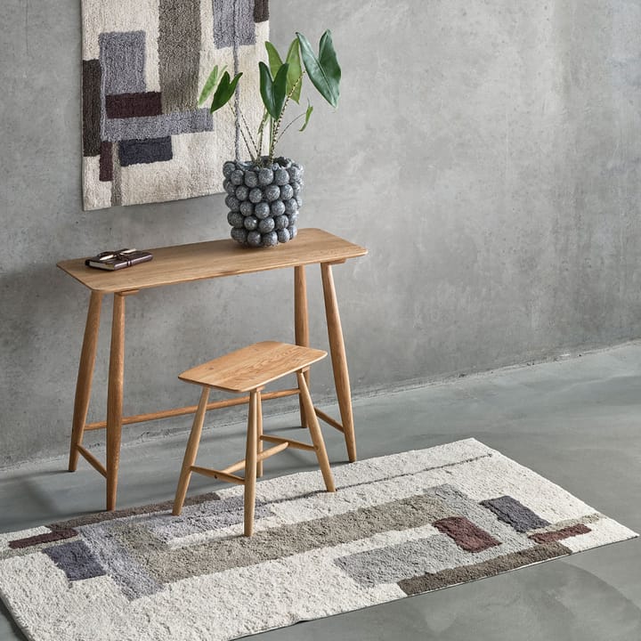 Laerk vloerkleed, Grijs/offwhite, 70x110 cm Villa Collection