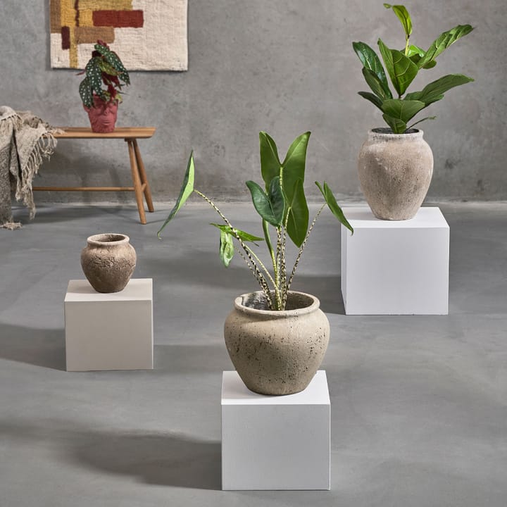 Loev bloempot, Grijs, medium Ø30.5 cm Villa Collection