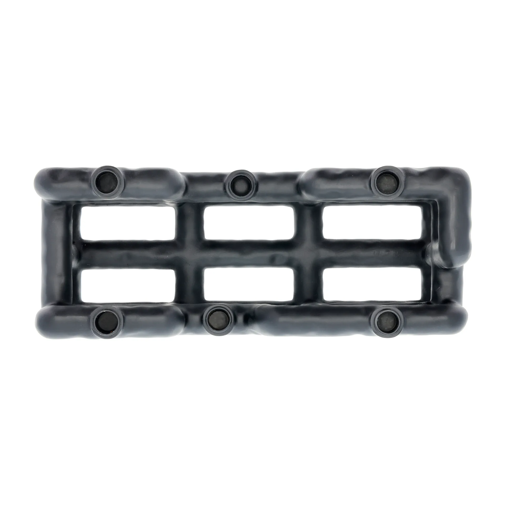 Lyst kandelaar 6 kaarsen, Zwart Villa Collection