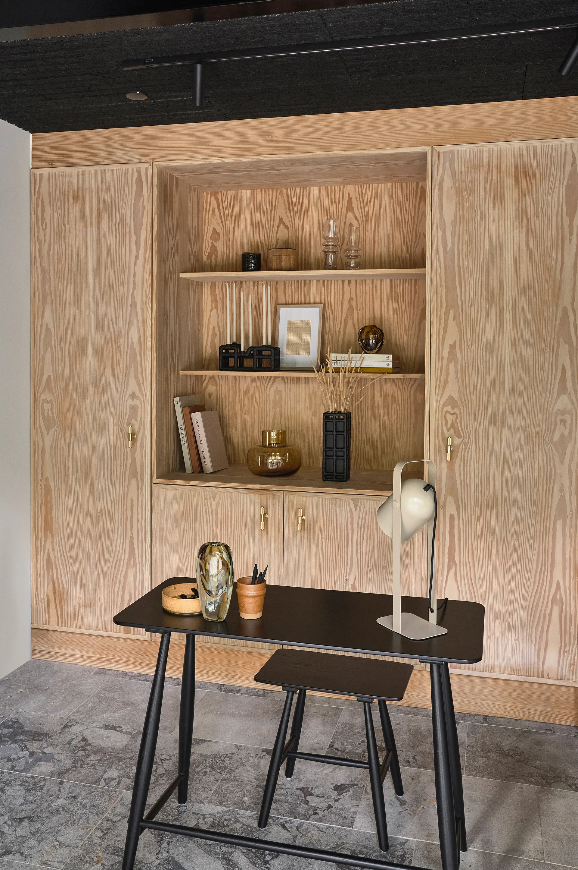 Lyst kandelaar 6 kaarsen, Zwart Villa Collection