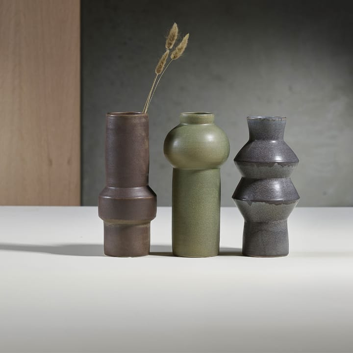 Rost vaas, Donkerbruin Villa Collection