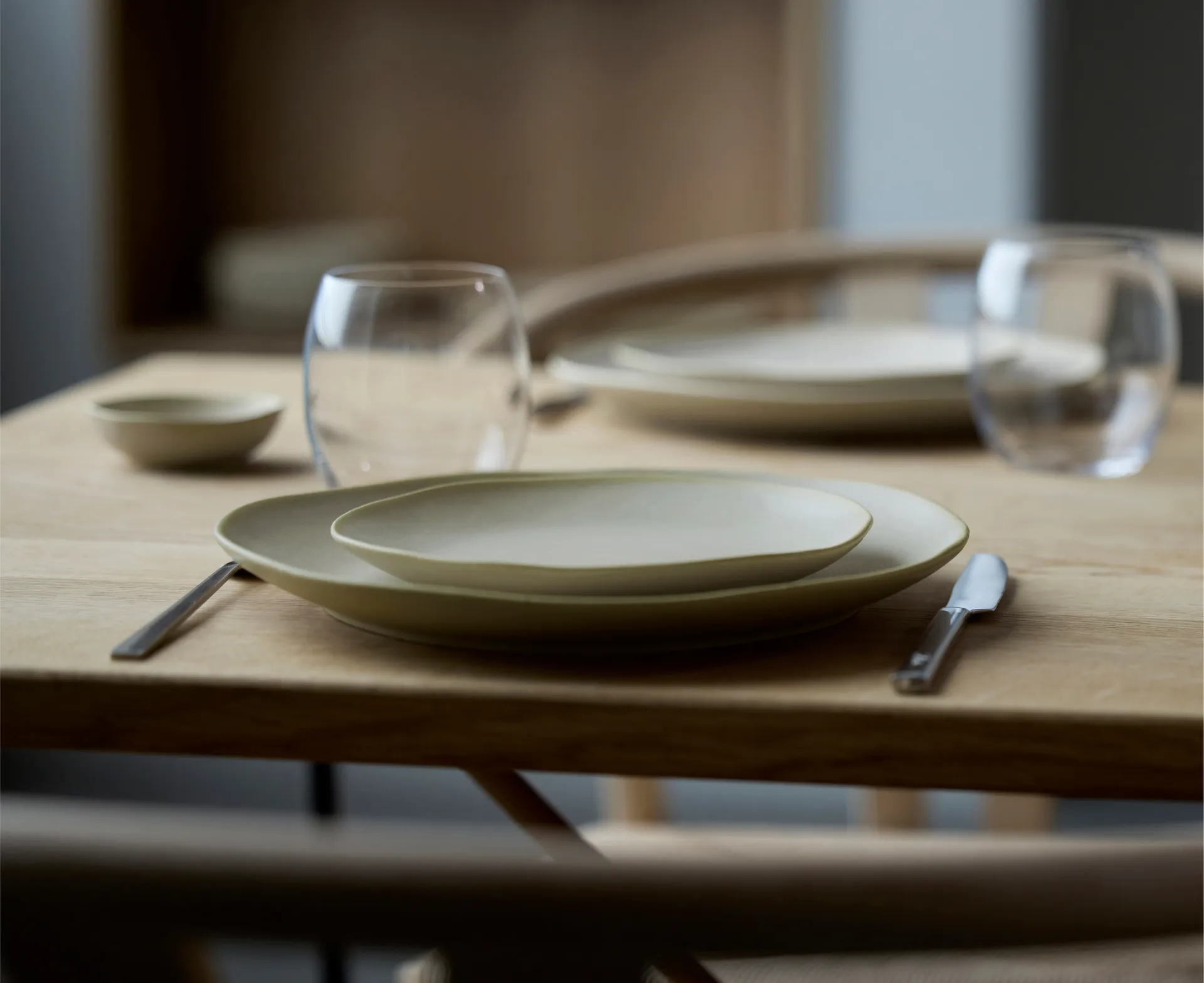 Shoku bord Ø20 cm, Warm Brown Villa Collection