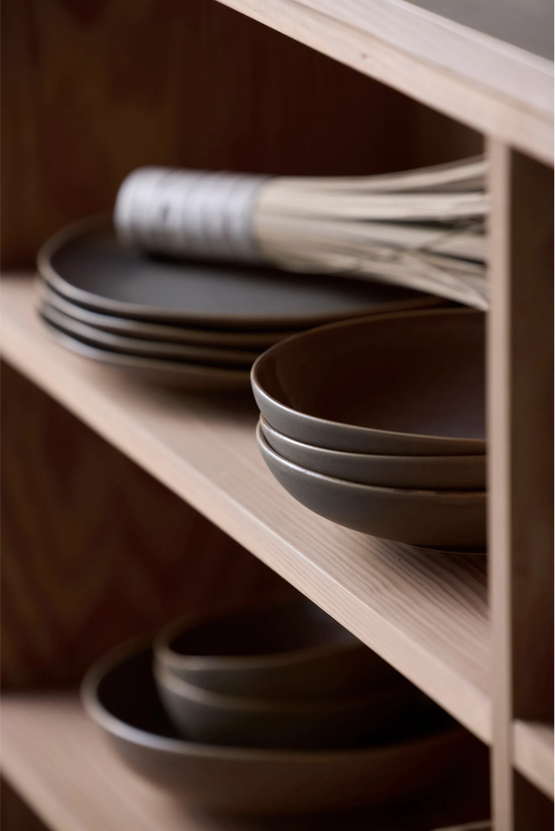 Shoku bord Ø27 cm, Warm Brown Villa Collection