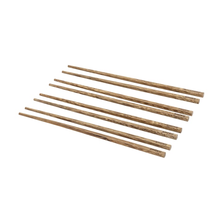 Shoku eetstokjes 23,5 cm 4-pack - Wengéhout - Villa Collection