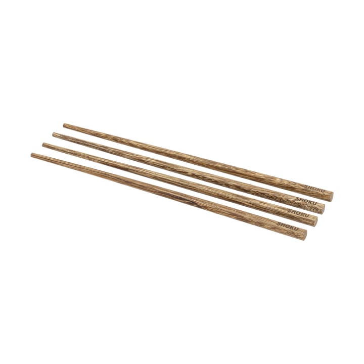 Shoku eetstokjes 23,5 cm 4-pack, Wengéhout Villa Collection