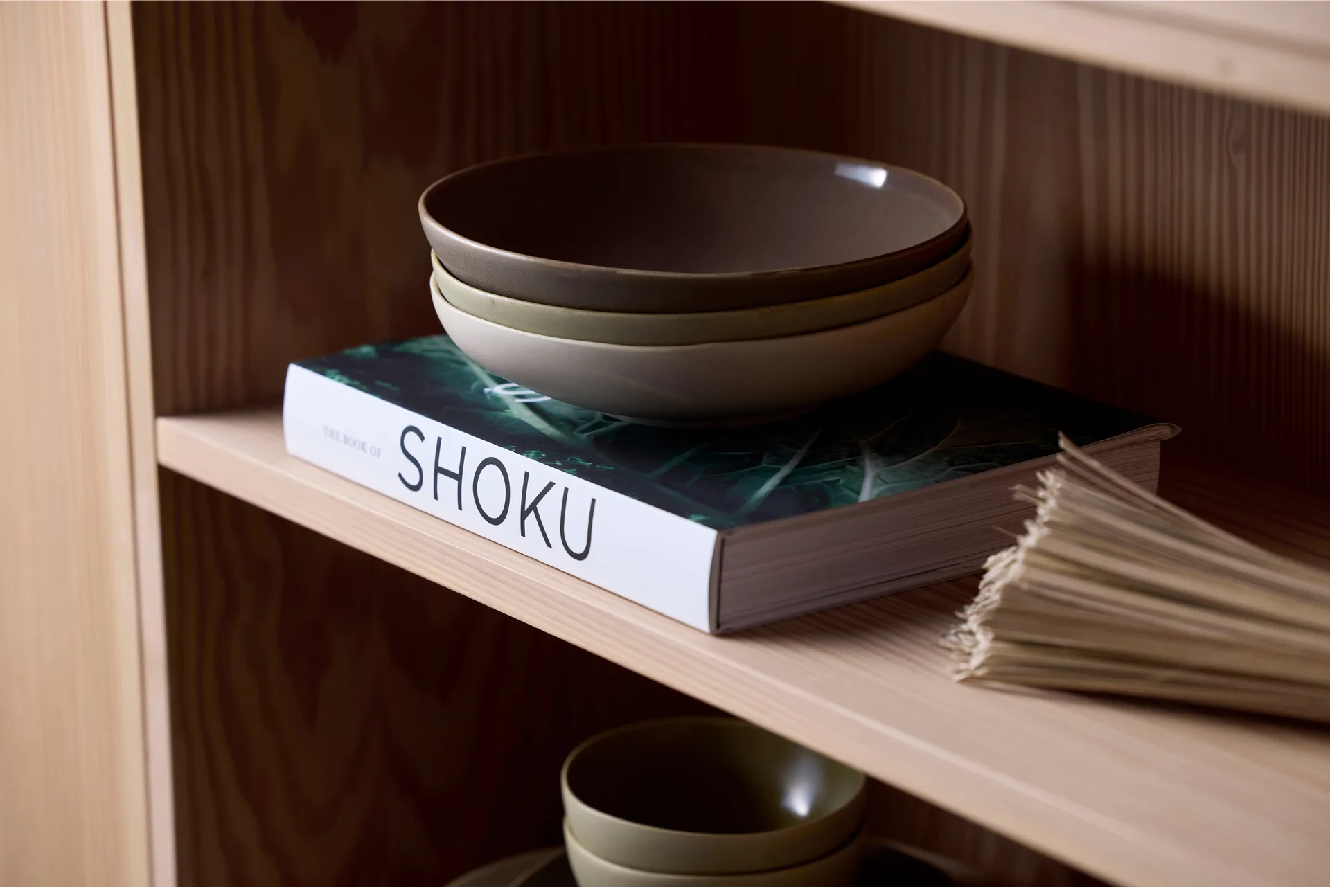 Shoku pastaschaal Ø21 cm, Beige Villa Collection