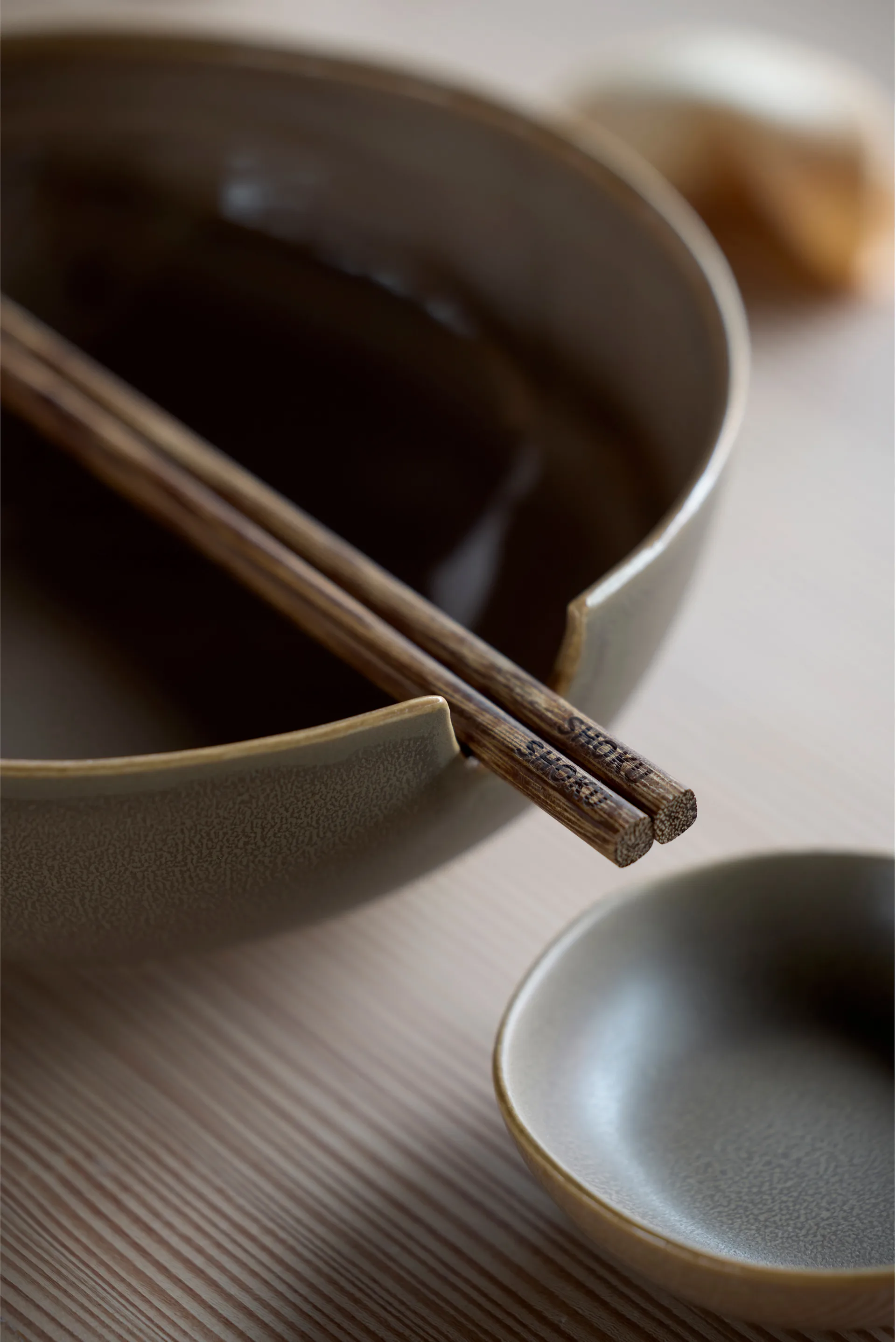 Shoku ramenschotel Ø18,5 cm, Warm Brown Villa Collection