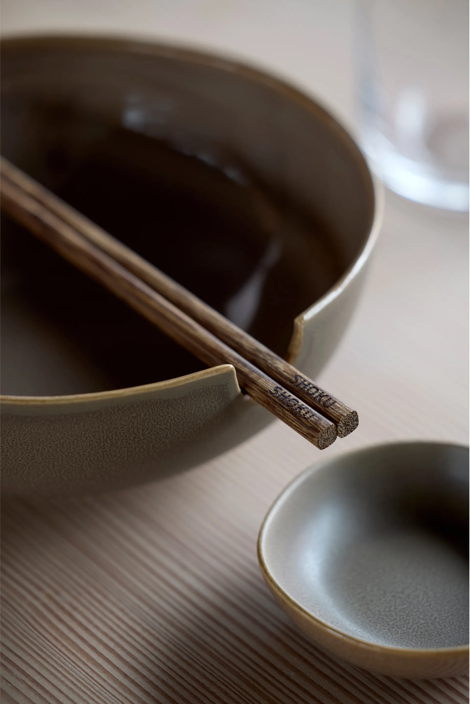 Shoku ramenschotel Ø18,5 cm, Warm Brown Villa Collection