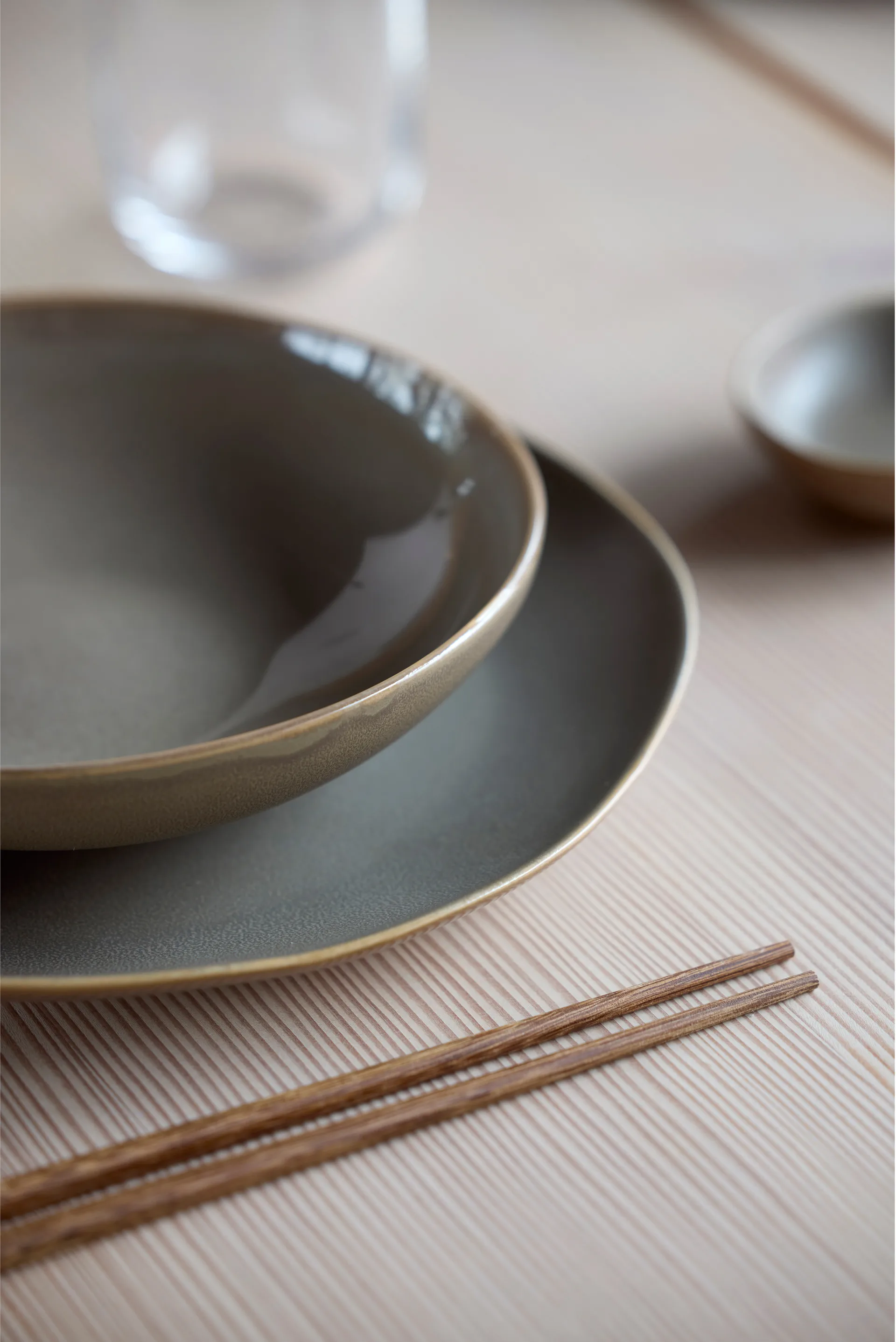 Shoku schaal Ø23 cm, Warm Brown Villa Collection