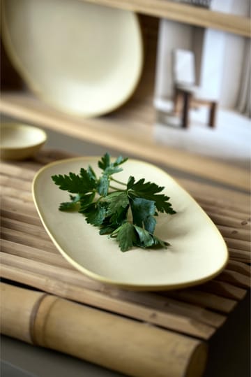 Shoku serveerschaal 18x34 cm - Beige - Villa Collection